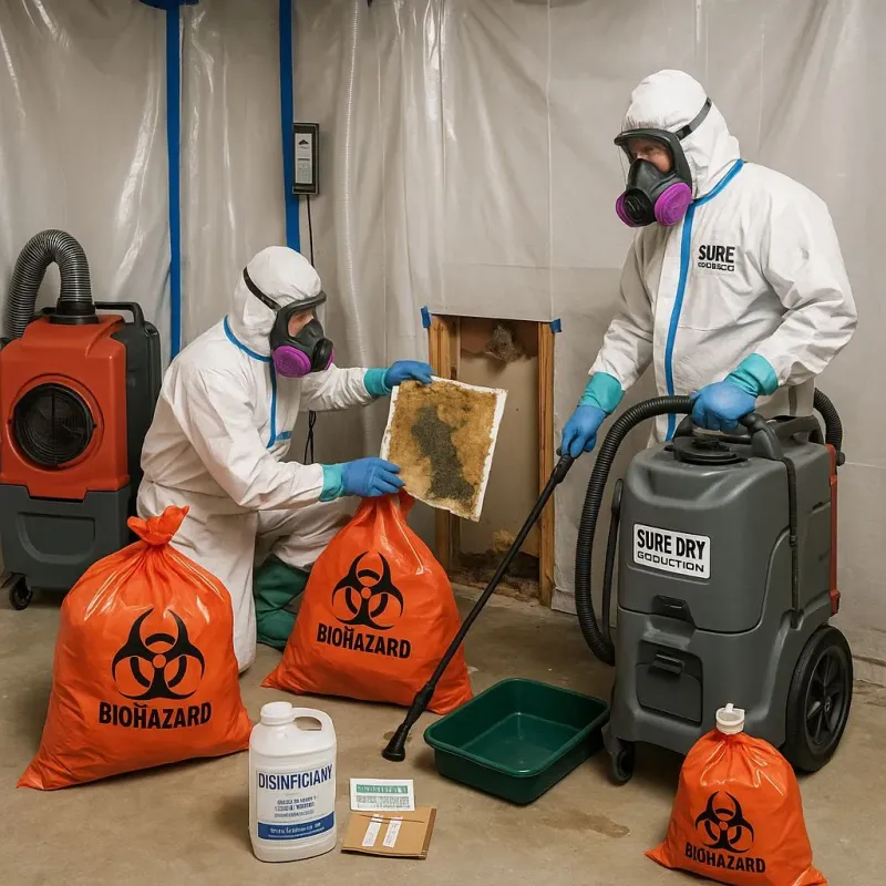 Contaminated Water Handling Protocols process in Duson, LA