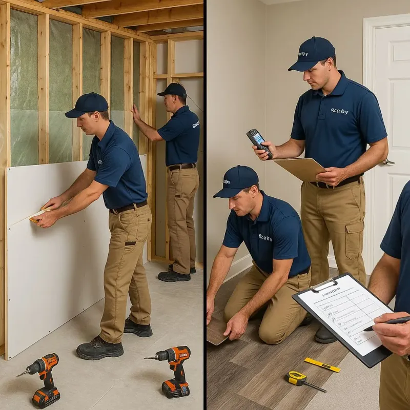 Repairs and Reconstruction process in Duson, LA